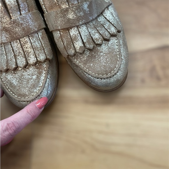 Metalic and tan Seychelles loafers - Picture 5 of 6